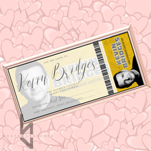 Load image into Gallery viewer, Event Ticket Design for Gift Giving Voucher