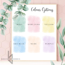 Load image into Gallery viewer, Affirmations Positive Mindset Watercolour Print