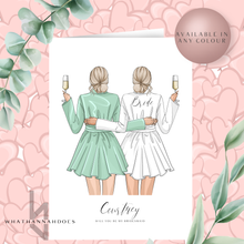 Load image into Gallery viewer, Bridesmaids Standing Up Gift Card