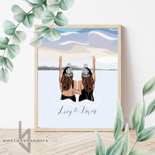 Load image into Gallery viewer, Cold Water Therapy Girls Back Portrait Line Up