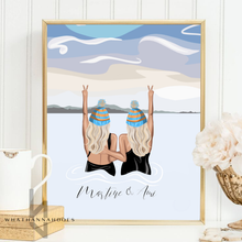 Load image into Gallery viewer, Cold Water Therapy Girls Back Portrait Line Up