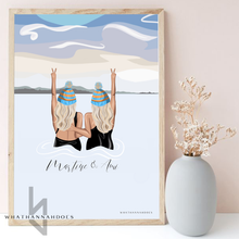 Load image into Gallery viewer, Cold Water Therapy Girls Back Portrait Line Up