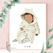 Load image into Gallery viewer, Custom Colour Block Style Digitally Drawn Artwork