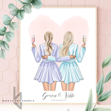 Load image into Gallery viewer, Robes Line Up Family Friends Portrait