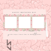 Load image into Gallery viewer, Happy Birthday Flower Photo Frame A5 Card
