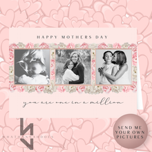 Load image into Gallery viewer, Happy Birthday Flower Photo Frame A5 Card