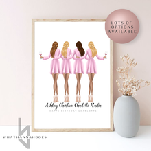 Load image into Gallery viewer, Friends Standing Up Back Portrait Line Up