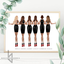 Load image into Gallery viewer, Friends Standing Up Back Portrait Line Up