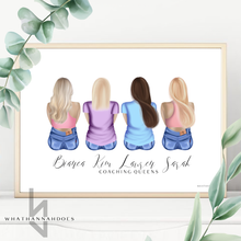 Load image into Gallery viewer, Best Friends Sitting Down Back Portrait Line Up