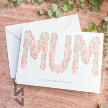 Load image into Gallery viewer, Happy Birthday Mum Flower Name A5 Card
