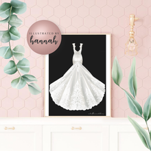Load image into Gallery viewer, Custom Illustration Wedding Outfits