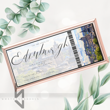 Load image into Gallery viewer, Event Ticket Design for Gift Giving Voucher
