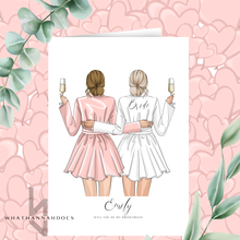 Load image into Gallery viewer, Bridesmaids Standing Up Gift Card
