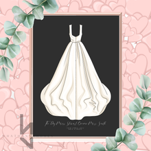 Load image into Gallery viewer, Custom Illustration Wedding Outfits
