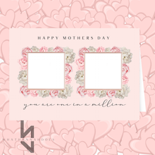 Load image into Gallery viewer, Happy Birthday Flower Photo Frame A5 Card
