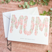Load image into Gallery viewer, Happy Birthday Mum Flower Name A5 Card
