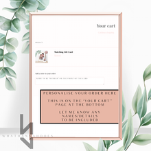 Load image into Gallery viewer, Hearts Background Event Ticket Design for Gift Giving Voucher

